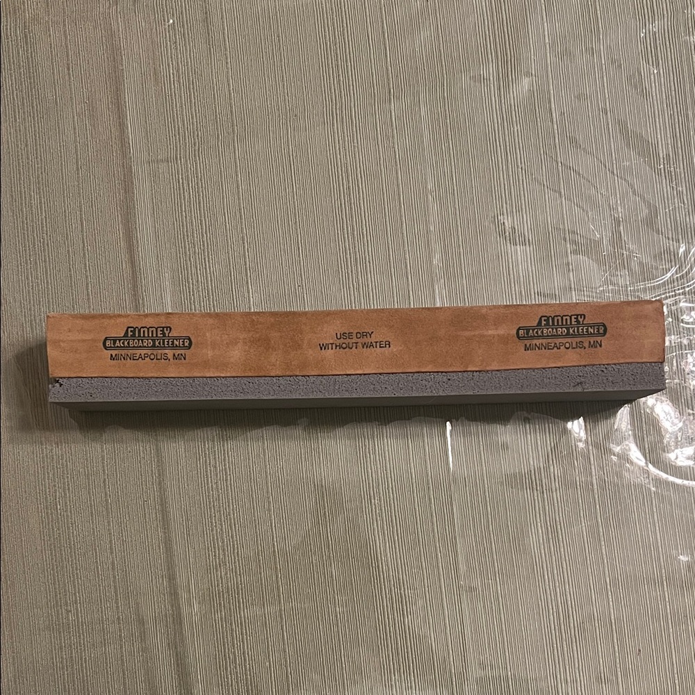 Finney Blackboard Eraser with Tan and Gray Colors